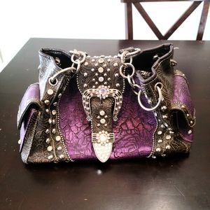 Purple Montana West Purse